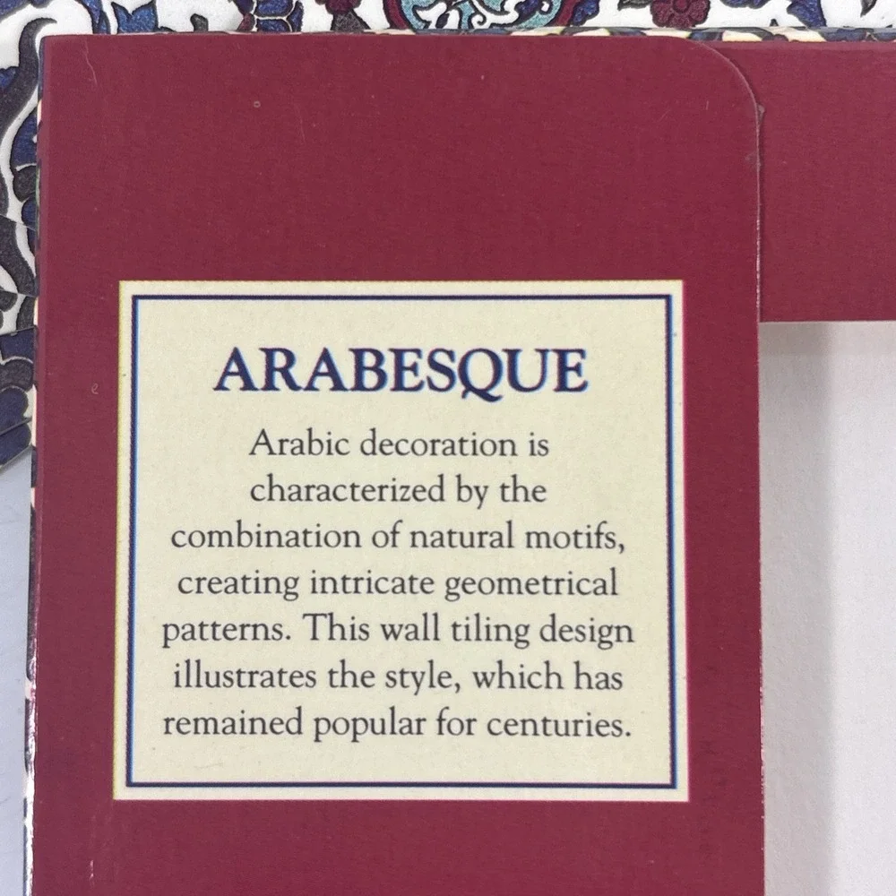 SB Publishing Vintage Notecards with envelopes UK Arabesque Ornate Arabic Design